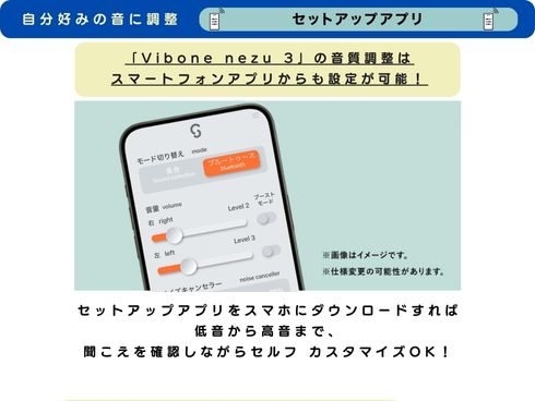【新発売】最新モデル 骨伝導集音器「Vibone nezu 3」
