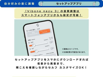 【新発売】最新モデル 骨伝導集音器「Vibone nezu 3」